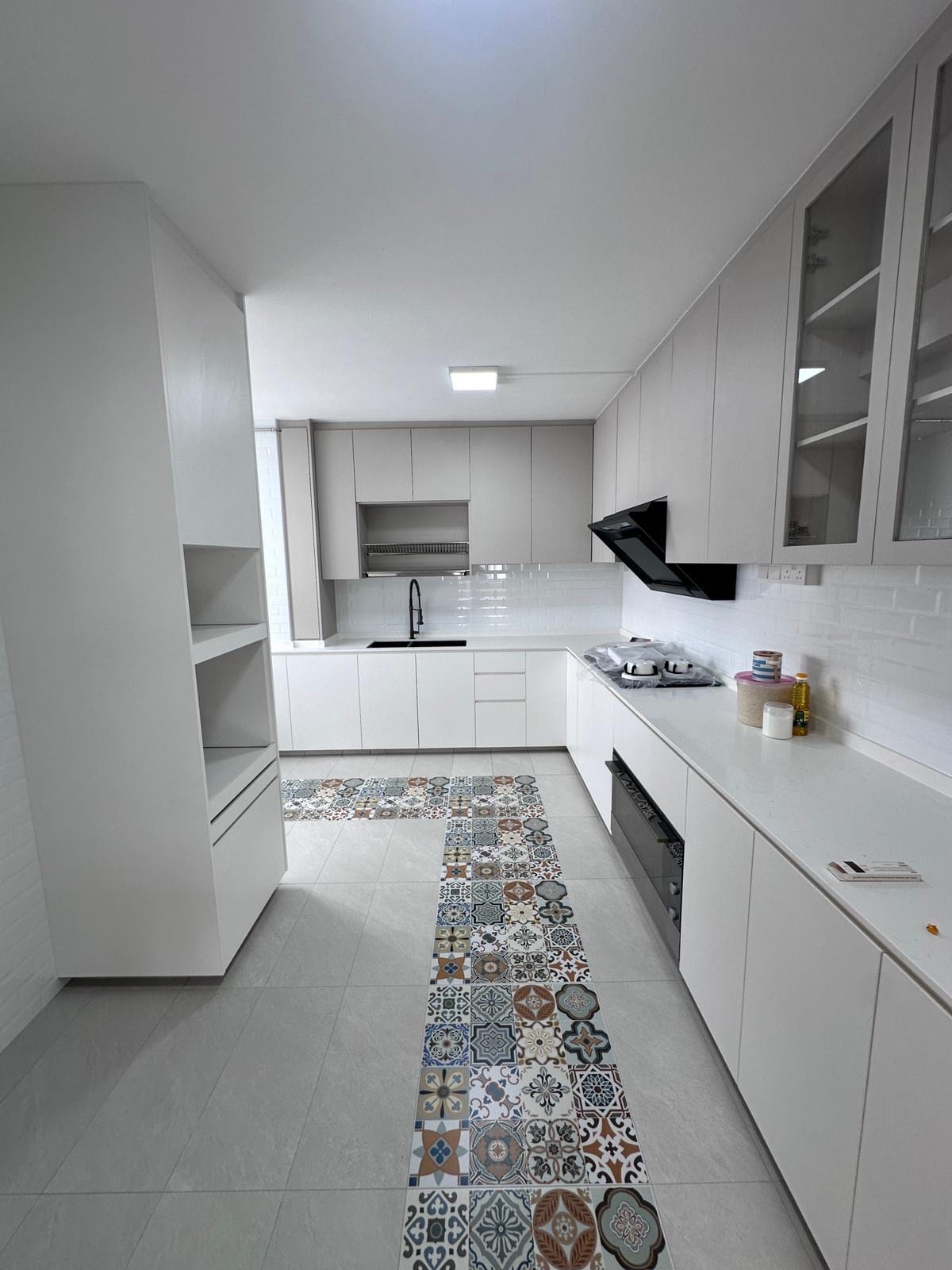 Warm timber carpentry and custom bedroom wardrobes in Singapore condominium