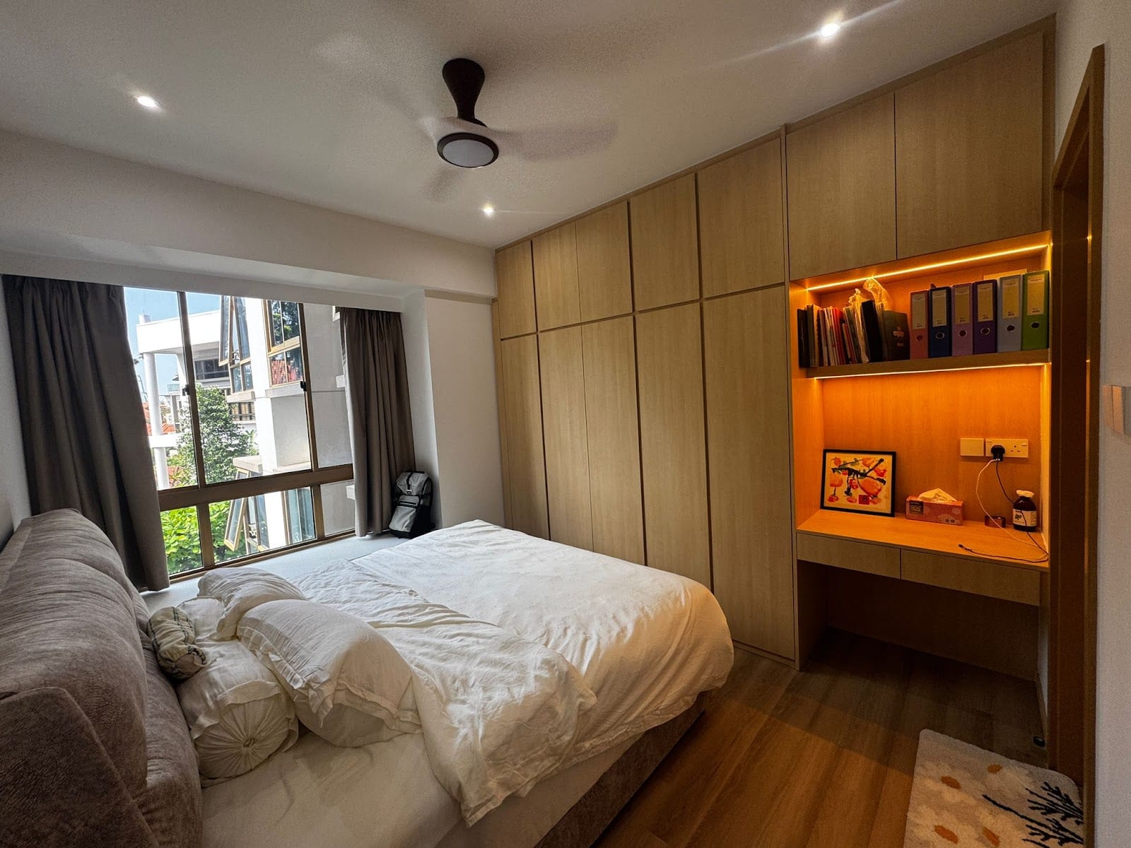 Unrenovated Singapore flat space before direct contractor intervention